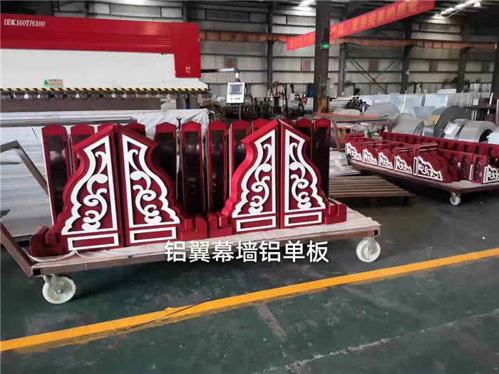 鋁代木、鋁合金仿古構件定制